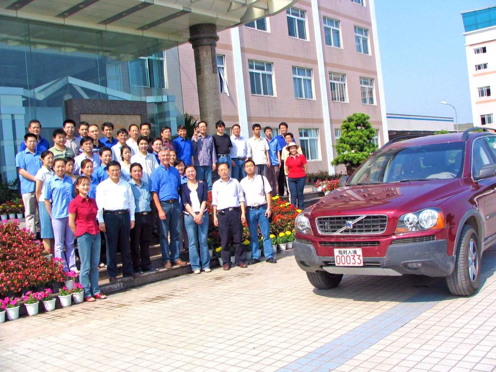 CPIC Staff Welcoming Me To Their Factory In Chongching