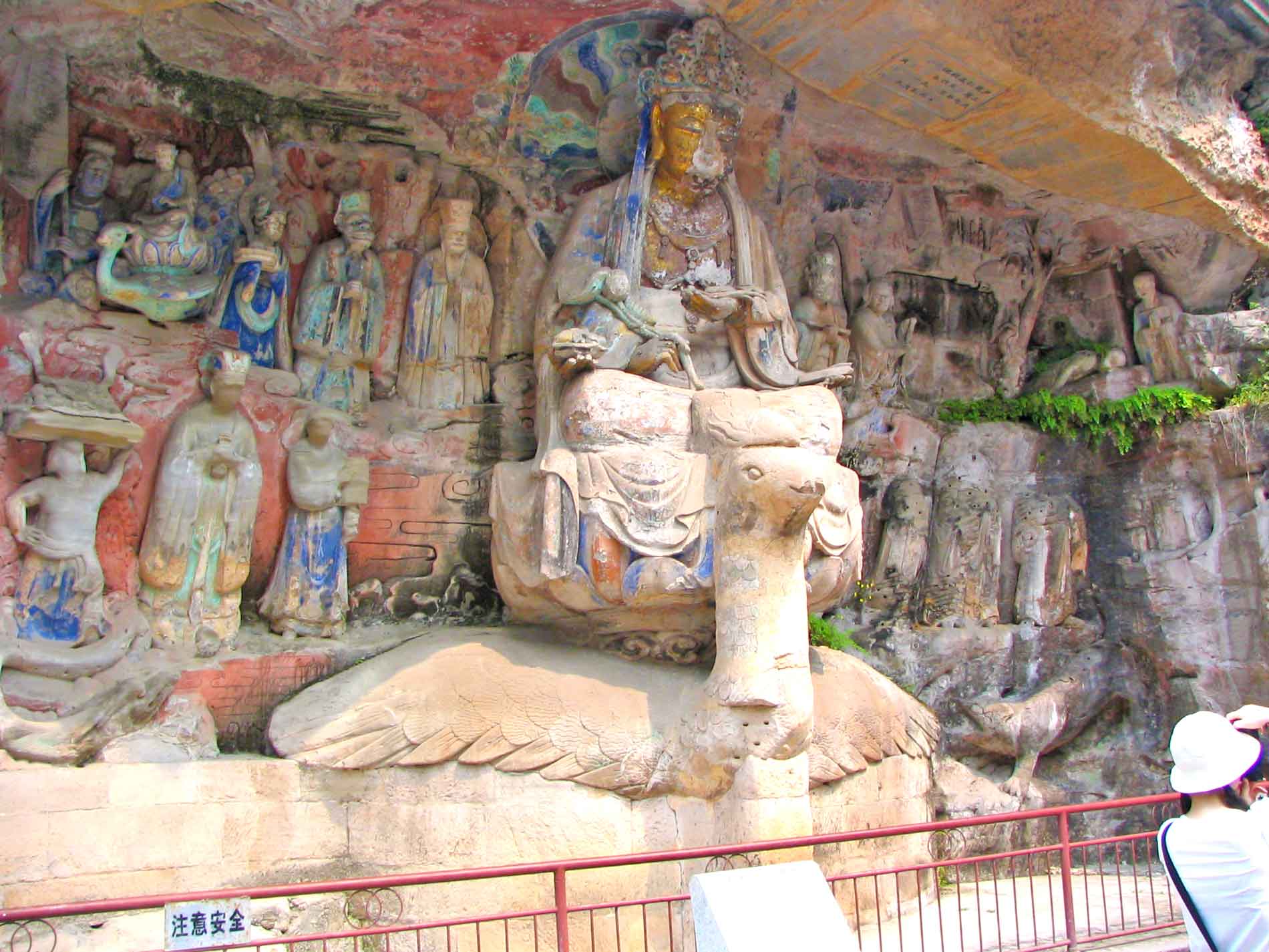 Buddha Sitting On A Peacock at Danzhou