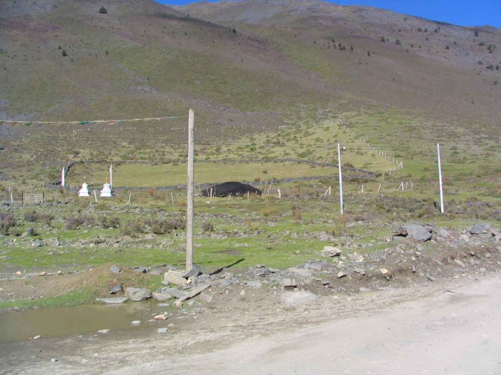 A Yurt Near The Kanding To Litang Road