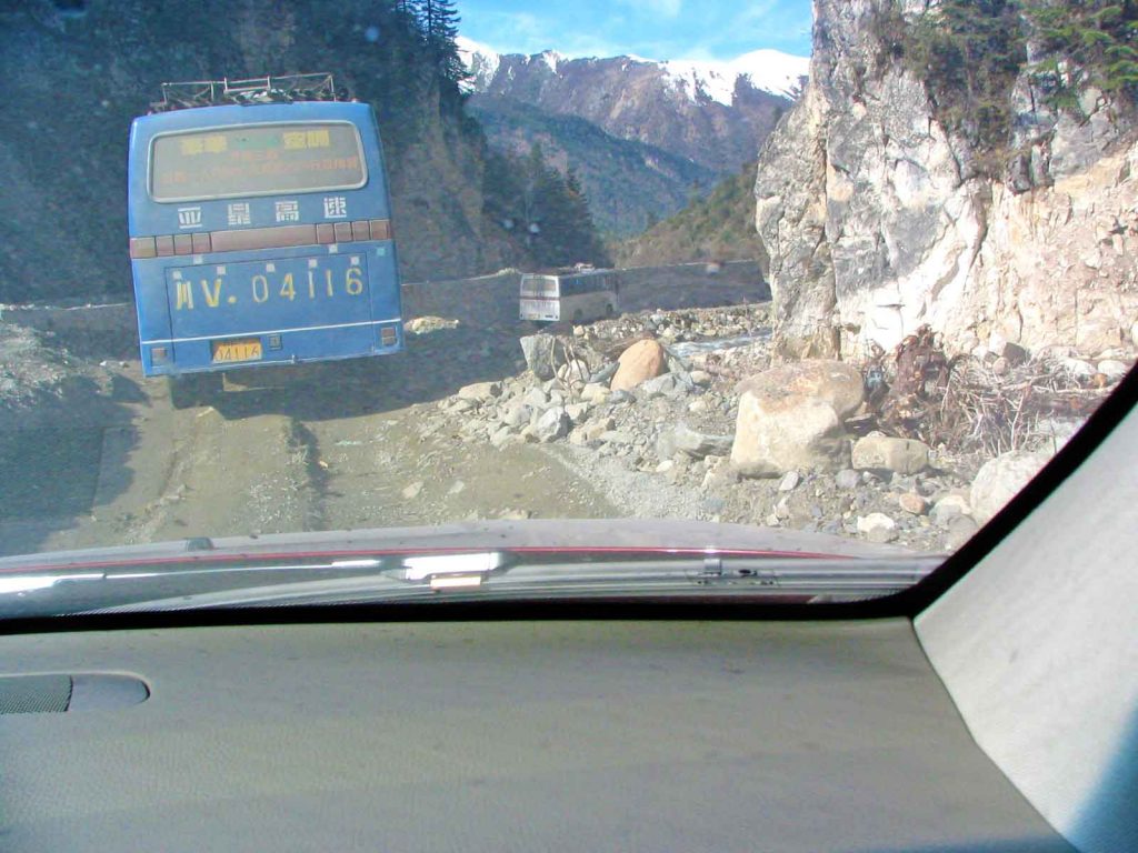 Following A Bus From Litang To Batang