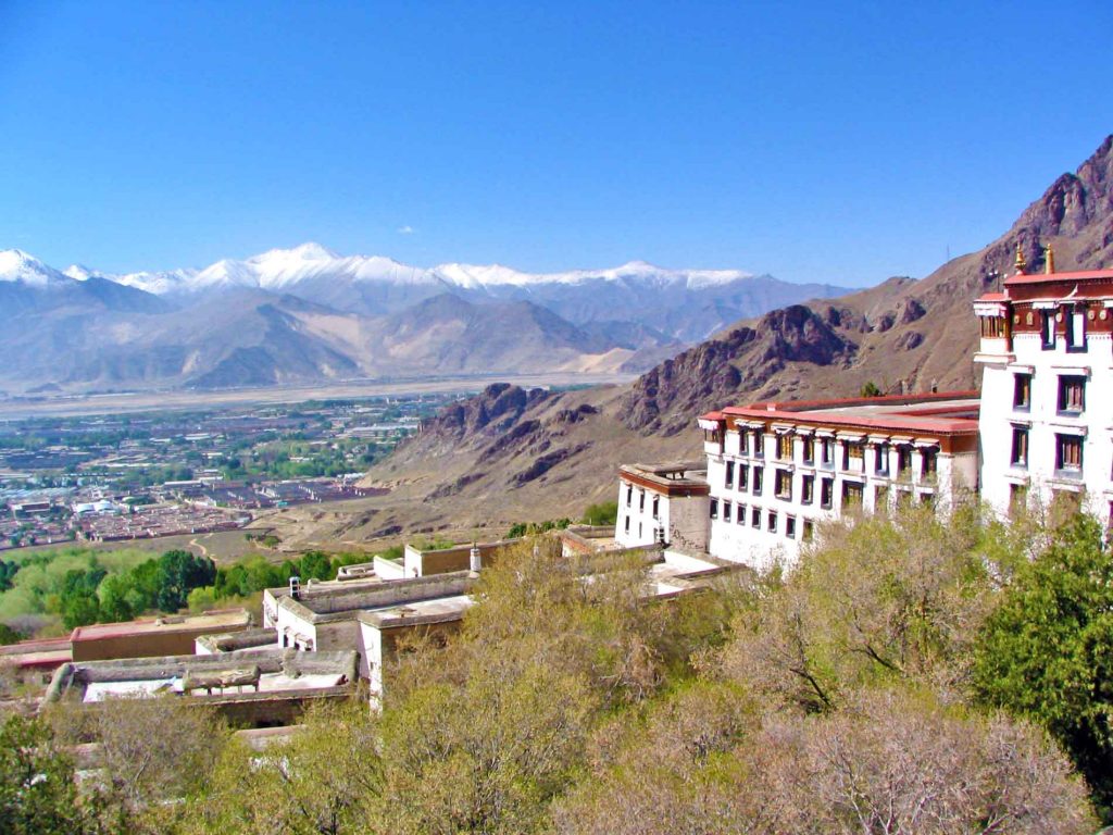 The View From The Drepung Monsatry Near Lhasa