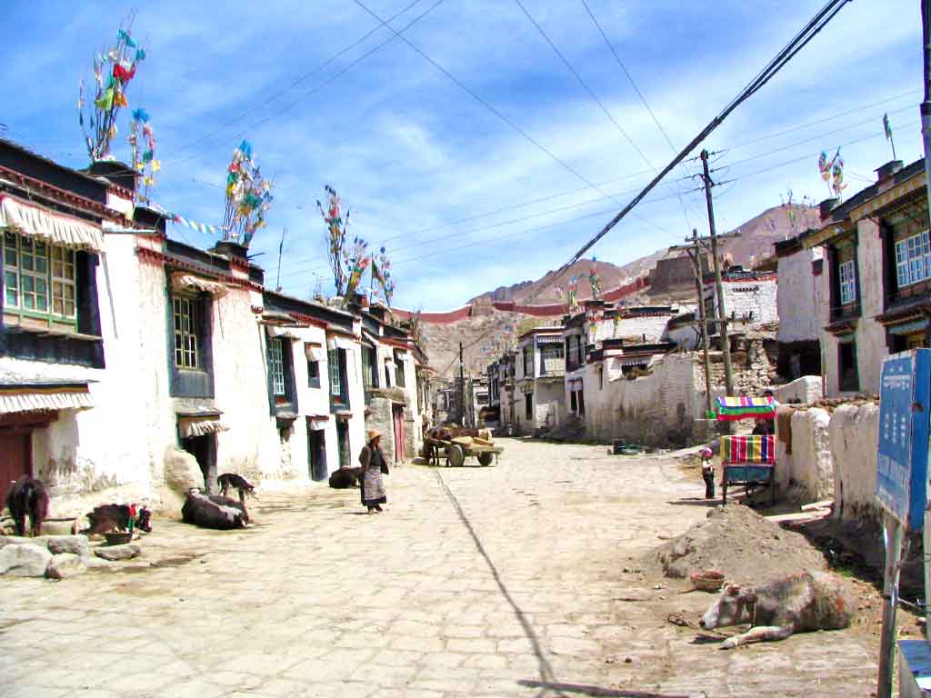 A Street In Gyantse