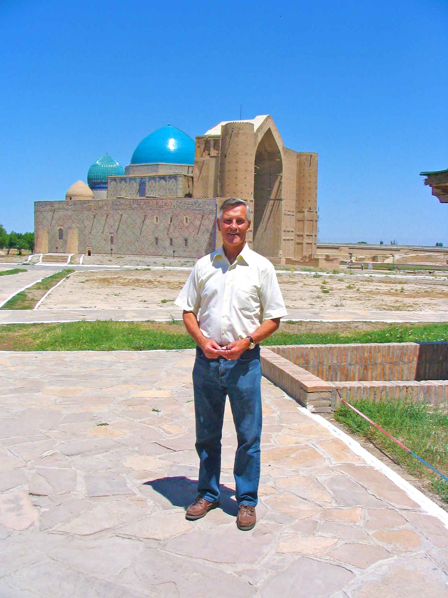 The Kohza Achmed Yasaui Mausoleum In Turkistan