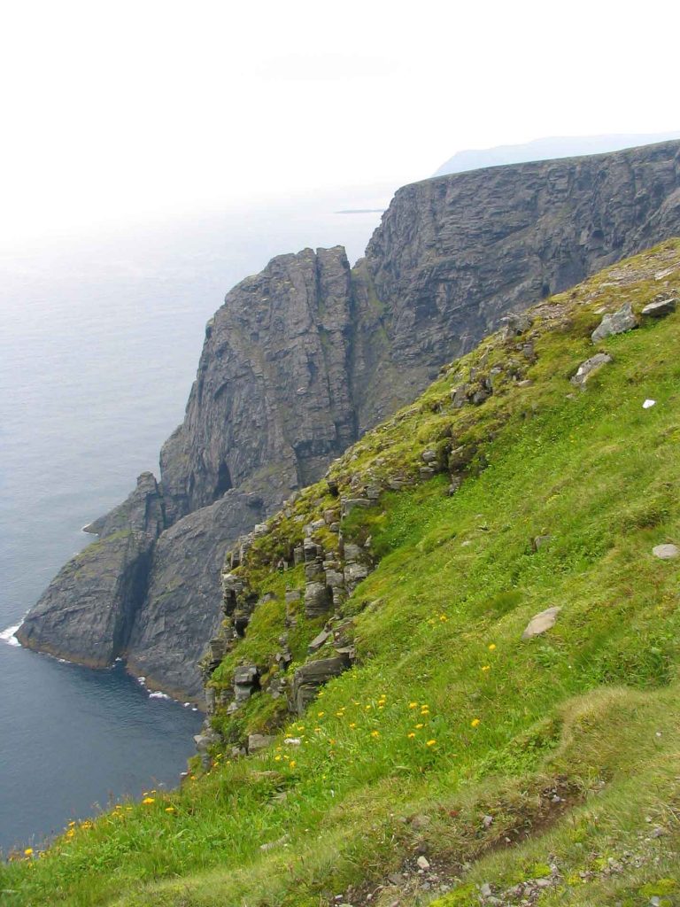 The Cliffs At The North Cape In Norway
