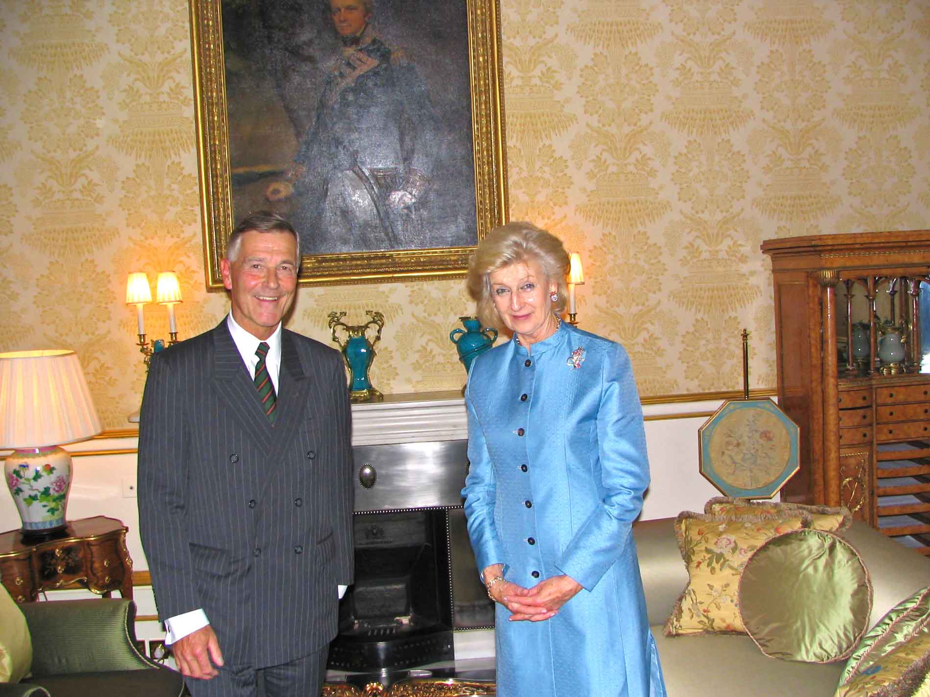 Audience With HRH Princess Alexandra, The Honourable Lady Ogilvy At Buckingham Palace After The Trip